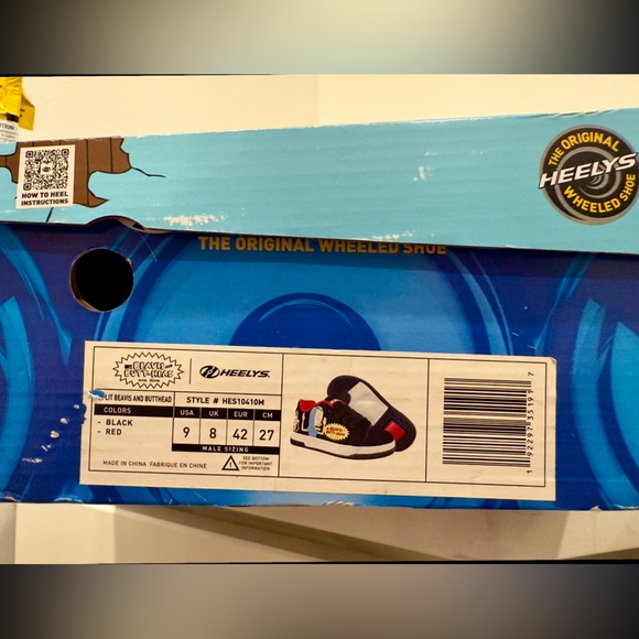 NIB HEELYS SPLIT BEAVIS & BUTTHEAD DO HEELYS CONVERTIBLE SKATE SHOE / DEADSTOCK! - Picture 15 of 15